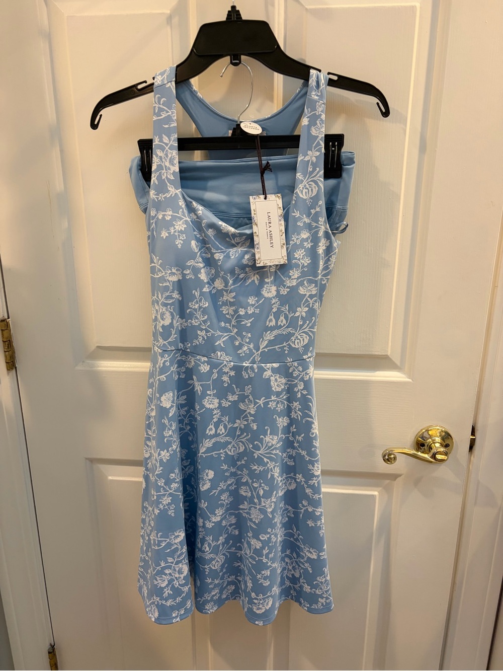 NWT Laura Ashley Light Blue Floral Tennis Dress
